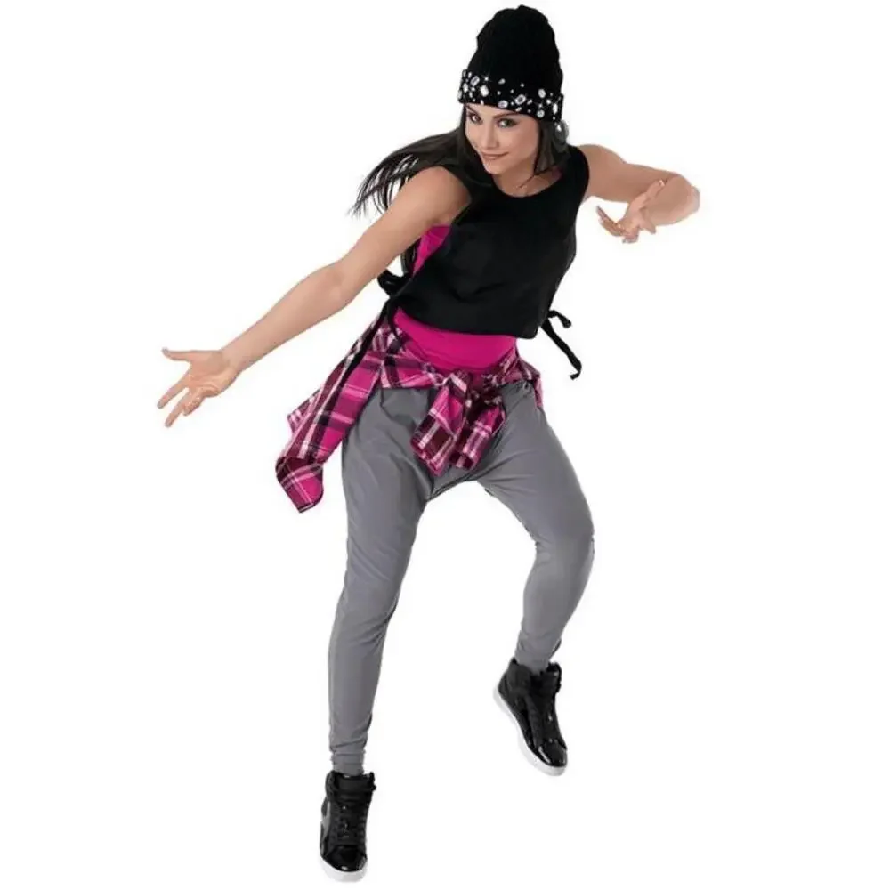 Pre-Owned Dance Costume Weissman 9112 Medium Child Pink 3 pc Hip Hop